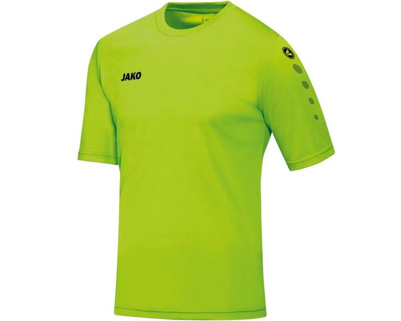 Jako T-Shirt Trikot Team Kurzarm (100% Polyester) neongrün Jungen von Jako