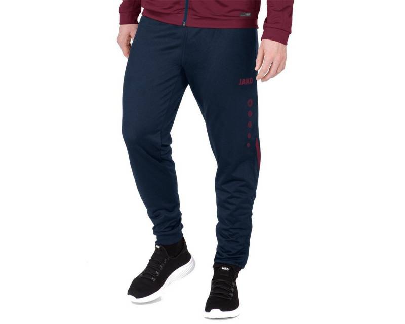 Jako Trainingshose (Polyesterhose) Challenge (100% Polyester) lang dunkelblau/rot Herren von Jako