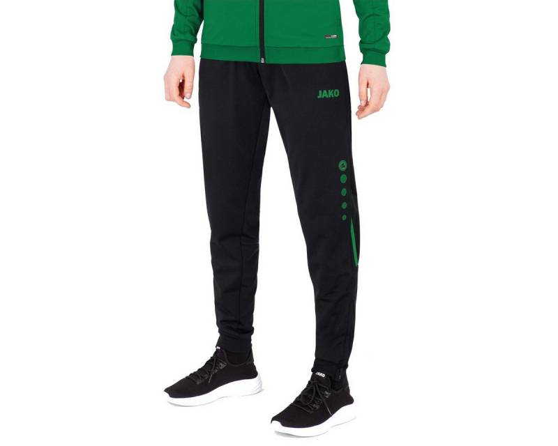 Jako Trainingshose (Polyesterhose) Challenge (100% Polyester) lang schwarz/grün Damen von Jako