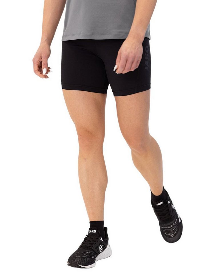 Jako Trainingshose Tight Capri Power Short (angenehmes Tragegefühl) kurz schwarz Damen von Jako