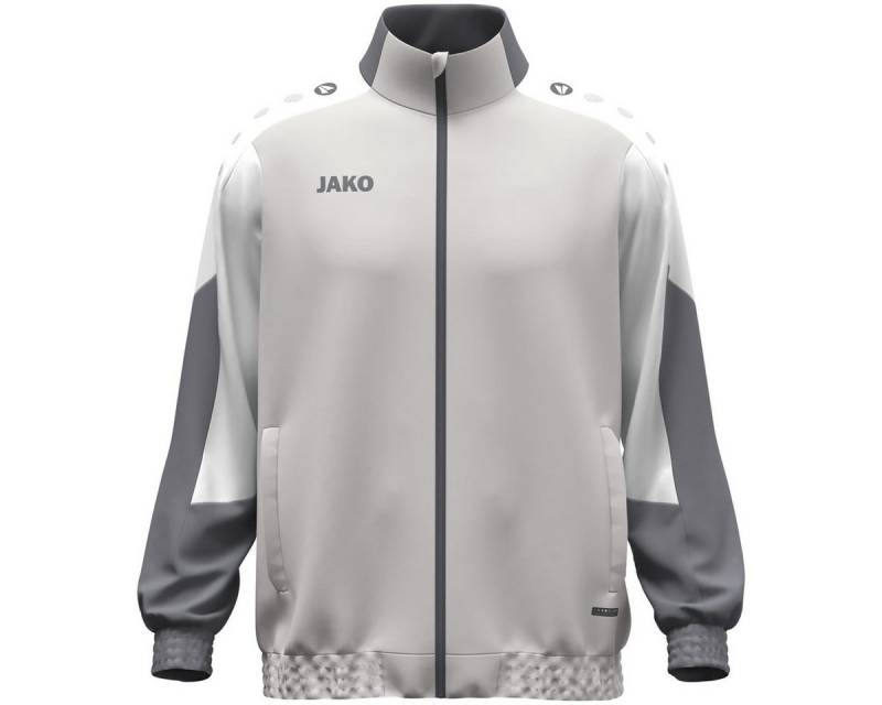 Jako Trainingsjacke (Webjacke) Dynamic - Stretch-Micro-Twill - hellgrau/weiss/grau Herren von Jako