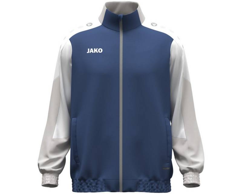 Jako Trainingsjacke (Webjacke) Dynamic - Stretch-Micro-Twill - nachtblau/weiss/hellgrau von Jako