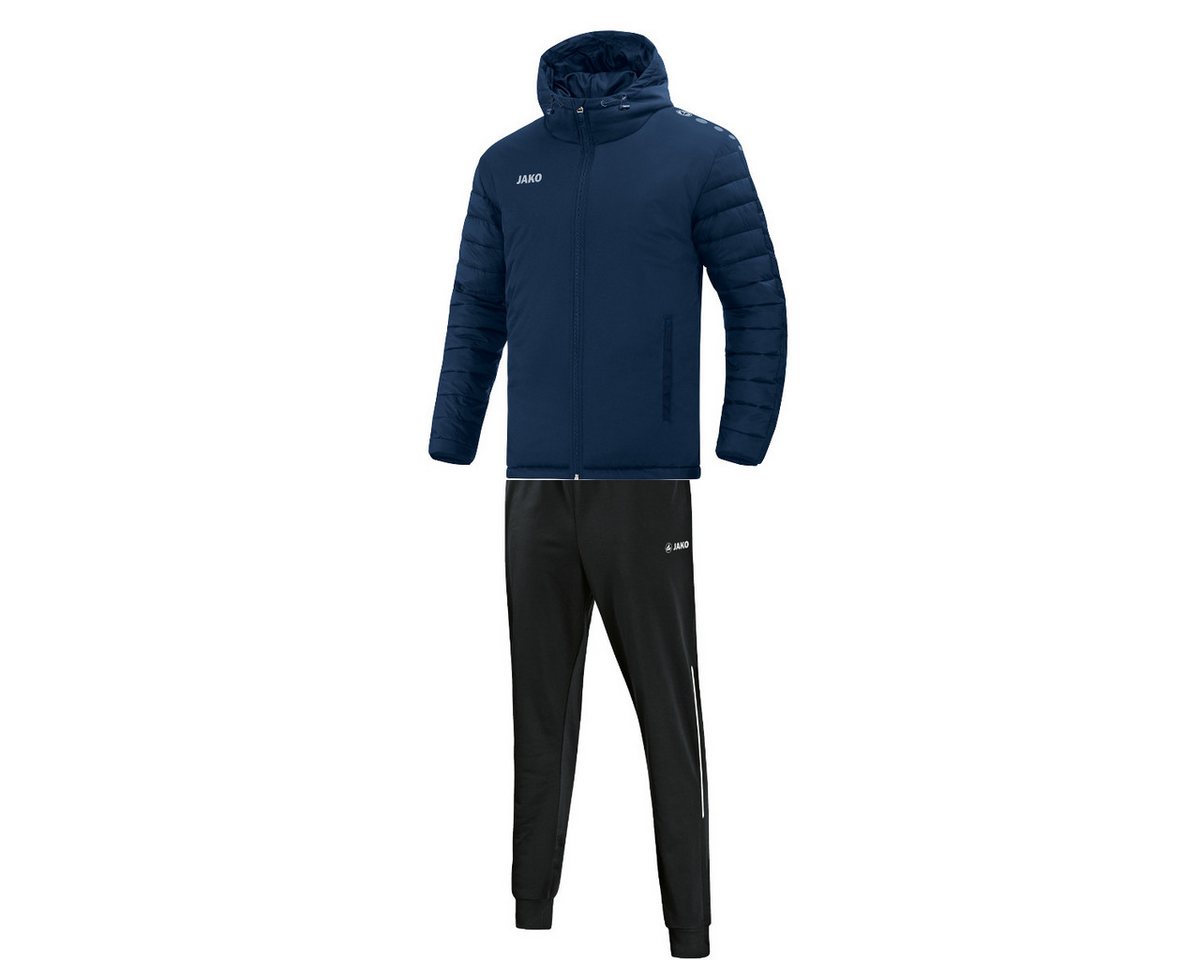 Jako Trainingsjacke 7201 Stadionjacke Team + 9272 Polyesterhose Attack 2.0 Set (Winterjacke + Polyesterhose Set, 1 x Stadionjacke + 1 x Polyesterhose) von Jako