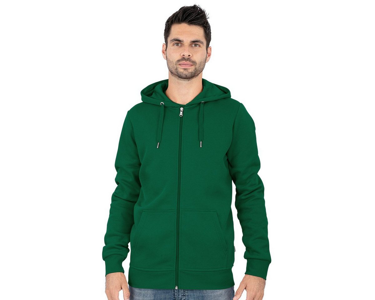Jako Trainingsjacke Kapuzenjacke Organic (Bio-Baumwolle) grün Herren von Jako