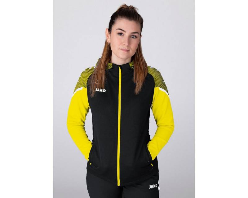 Jako Trainingsjacke Kapuzenjacke Performance (Polyester-Fleece) schwarz/gelb Damen von Jako