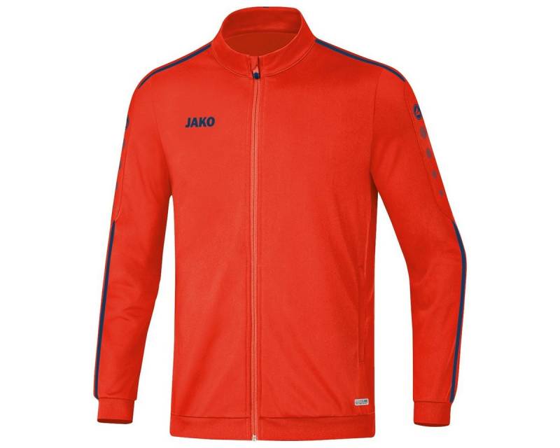Jako Trainingsjacke Striker 2.0 (100% Shiny-Polyester-Tricot) orange/navy Kinder von Jako