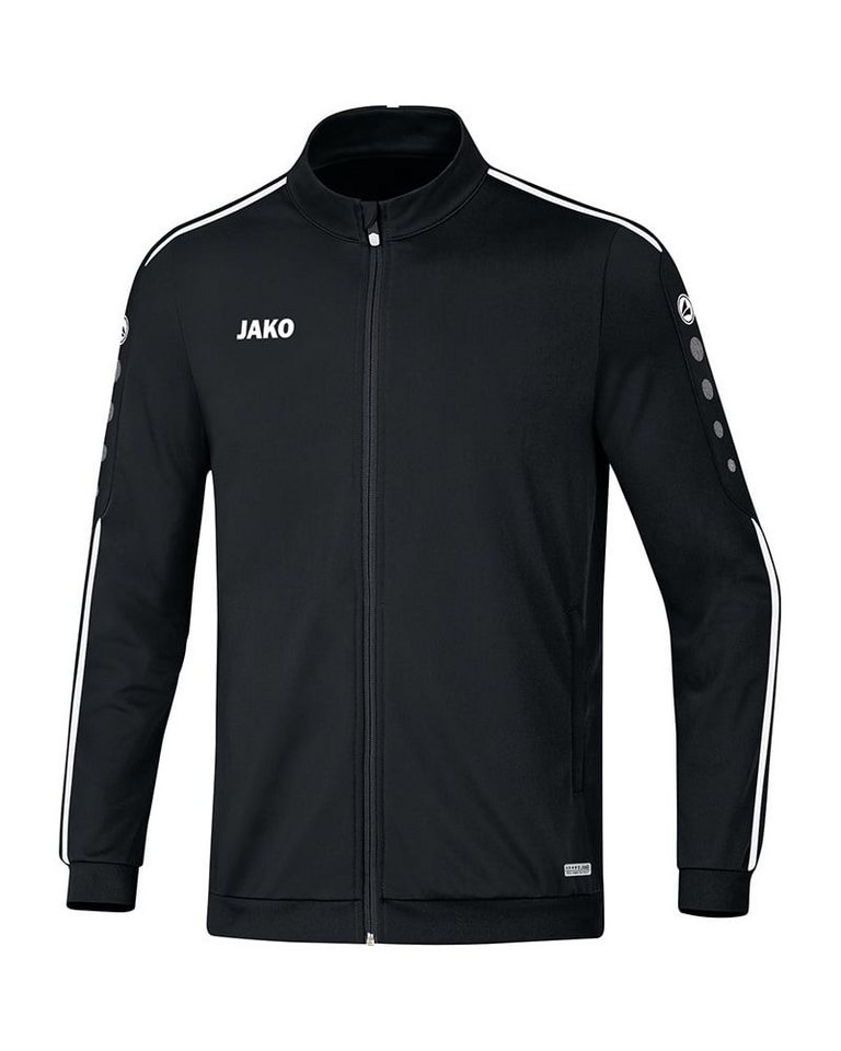 Jako Trainingsjacke Striker 2.0 (100% Shiny-Polyester-Tricot) schwarz/weiss Kinder von Jako