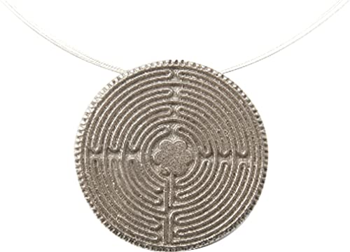 Jakobsweg [Bewahrer] Anhänger Labyrinth aus Silberbronze von Jakobsweg [Bewahrer]