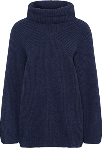Jalene Women's Strick Rollkragenpullover, Navy, M-L von Jalene