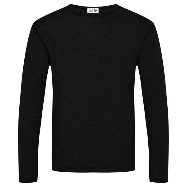 Jalfe Herren-Longsleeve Wolle melange von Jalfe