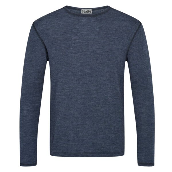 Jalfe Herren-Longsleeve Wolle melange von Jalfe