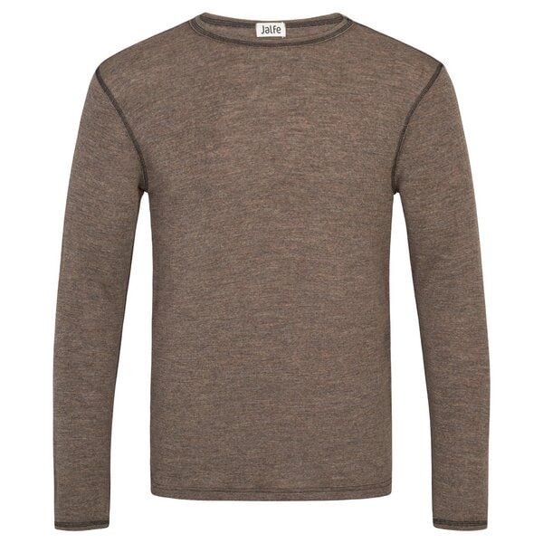 Jalfe Herren-Longsleeve Wolle melange von Jalfe
