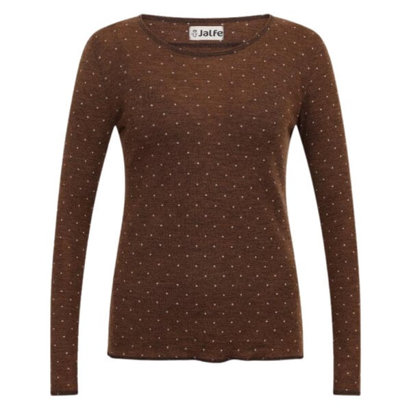 Jalfe Longsleeve Wolle Punkte melange von Jalfe