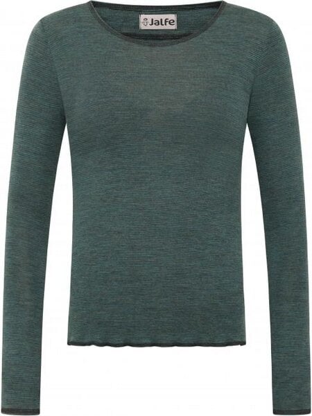 Jalfe Longsleeve Wolle fein geringelt melange von Jalfe