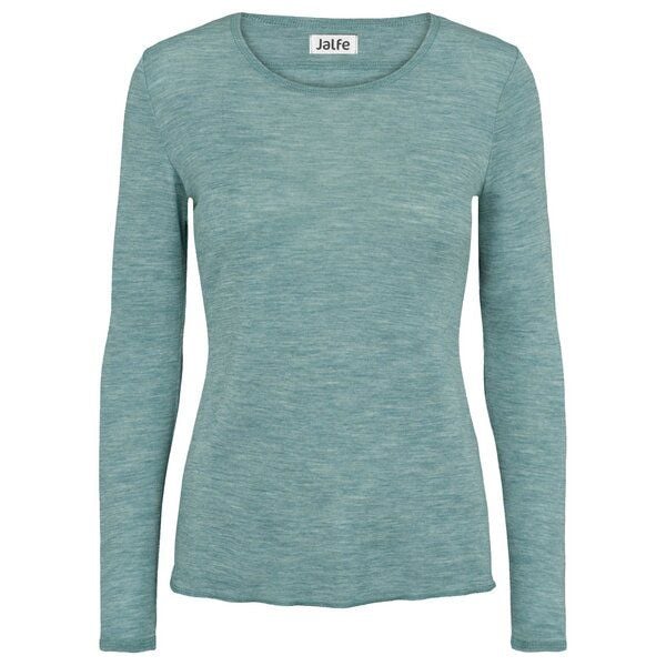 Jalfe Longsleeve Wolle plain melange von Jalfe