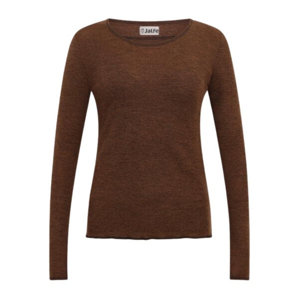 Jalfe Longsleeve Wolle plain melange von Jalfe