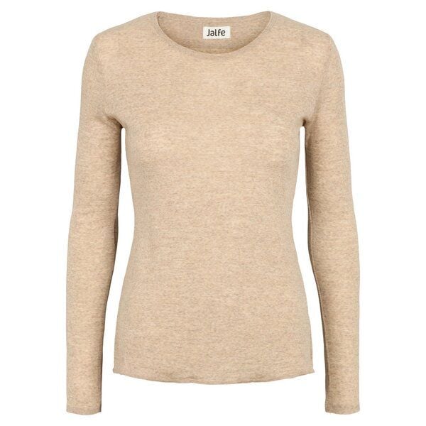 Jalfe Longsleeve Wolle plain melange von Jalfe