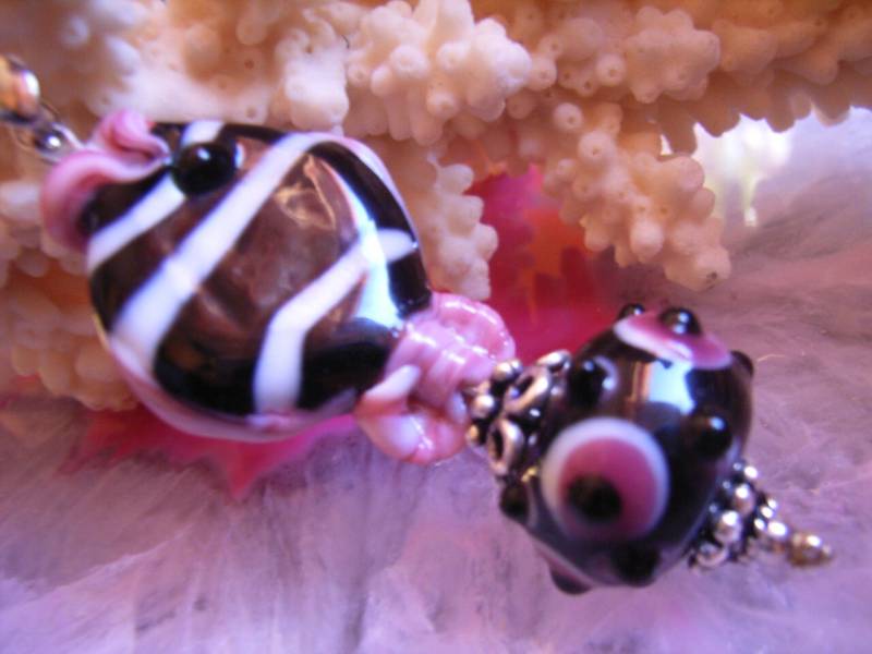 Lampwork-Glasperlen-Wechsel-Anhänger "Fisch" Nr.2 Lampwork-Glasperlen-Wechsel-Anhänger "Fisch" Nr.2 von JalidaSchmuck