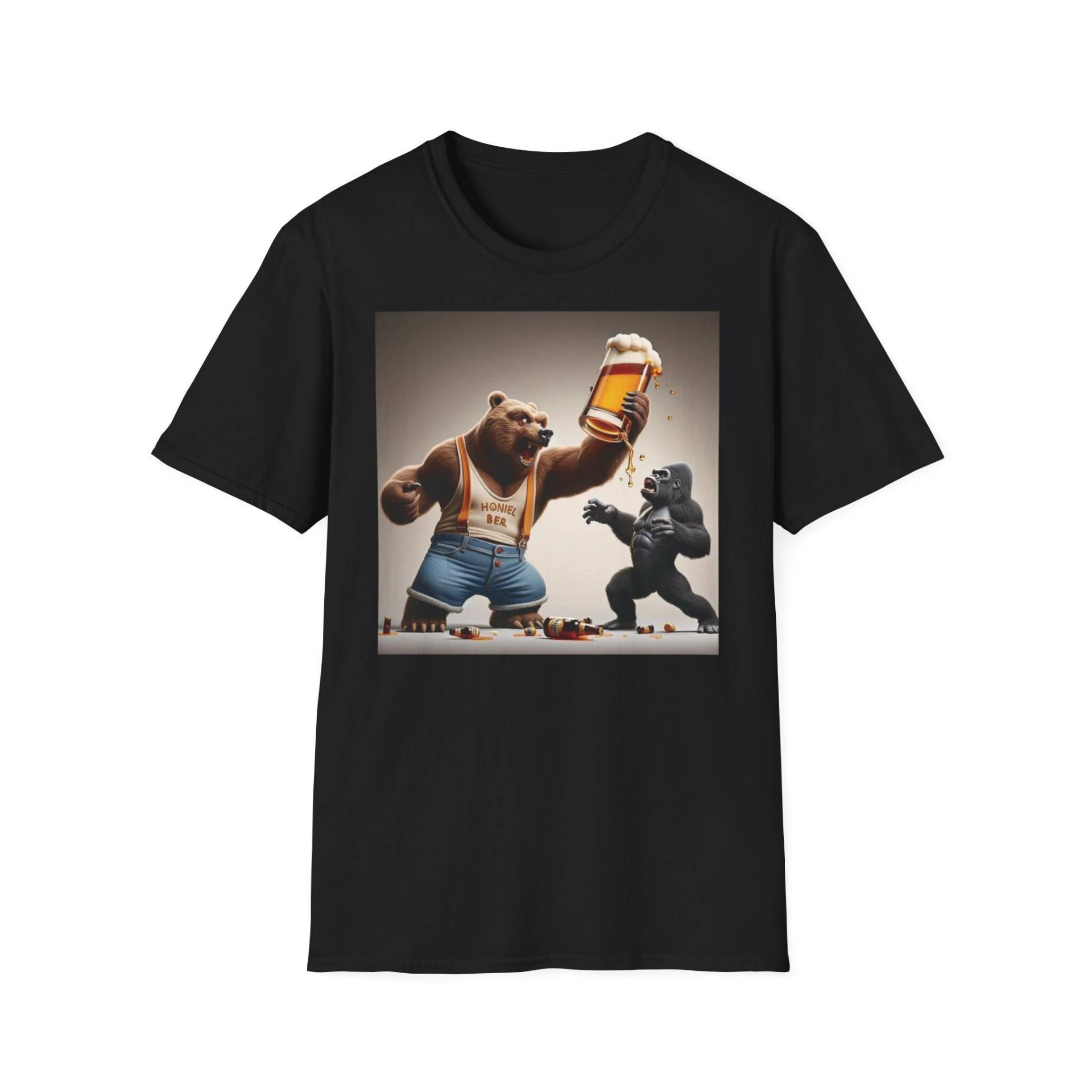 Bär Und Gorilla Design T-Shirt - Unisex Softstyle Bär Und Gorilla Design T-Shirt - Unisex Softstyle von JamaDesignShopping