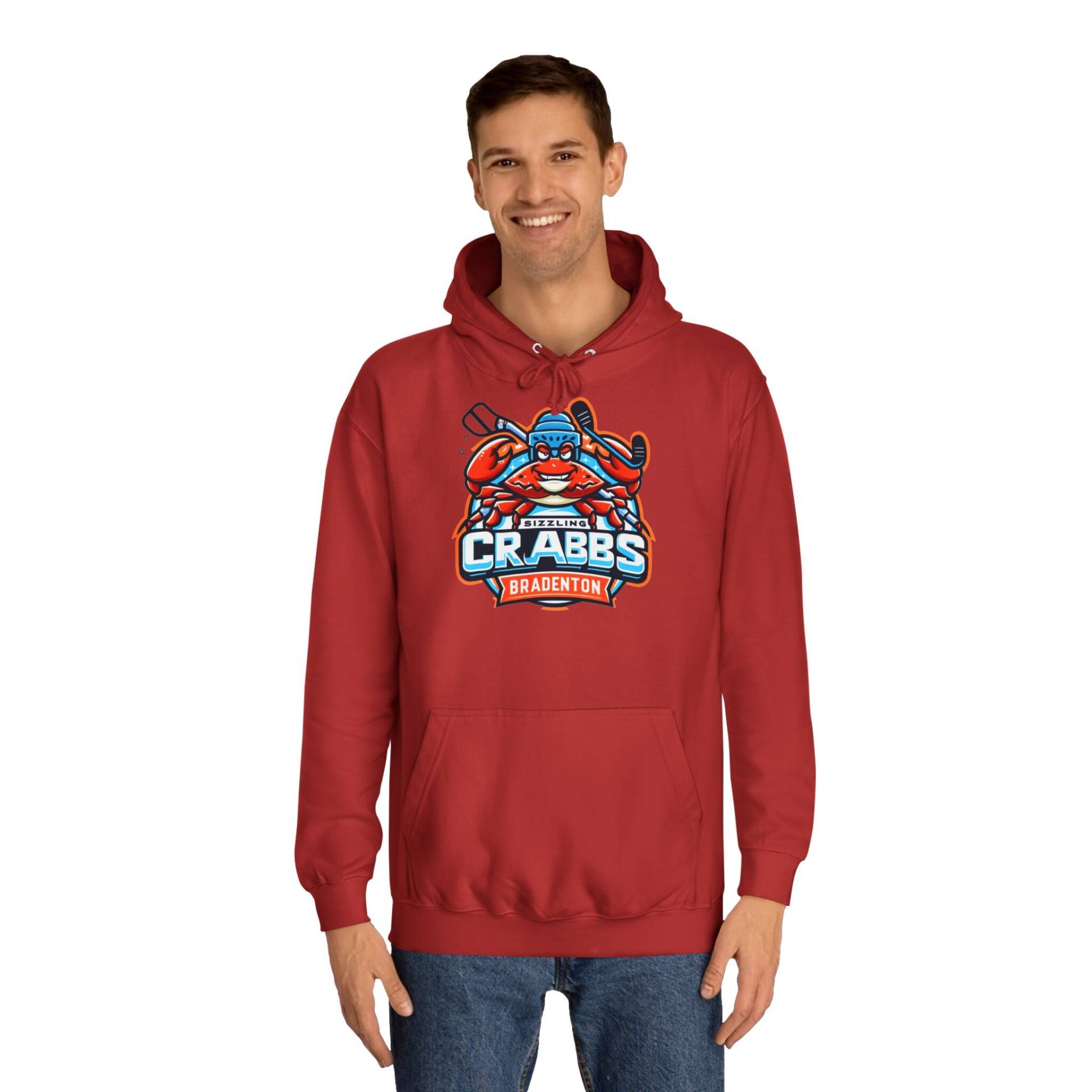 Bradenton Sizzling Crabbs - Baseball, Football, Hockey, Soccer, Fußball, Basketball College Team | Sport Logo Unisex Hoodie Bradenton Sizzling Crabbs - Baseball, Football, Hockey, Soccer, Fußball, Basketball College Team | Sport Logo Unisex Hoodie von JamaDesignShopping