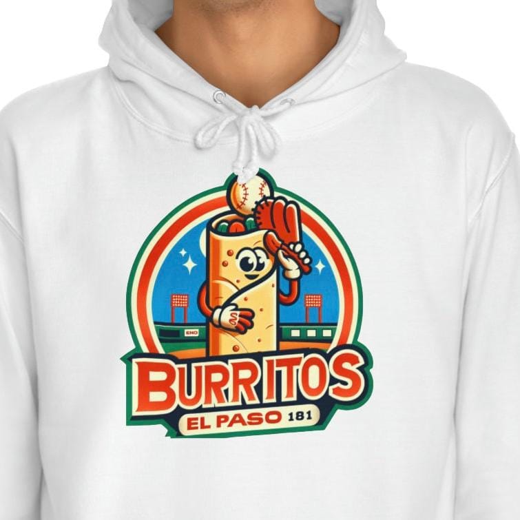El Paso Burritos - Baseball, Football, Hockey, Soccer, Fußball, Basketball College Team | Casual Usa Fan Sport Logo Hoodie El Paso Burritos - Baseball, Football, Hockey, Soccer, Fußball, Basketball College Team | Casual Usa Fan Sport Logo Hoodie von JamaDesignShopping