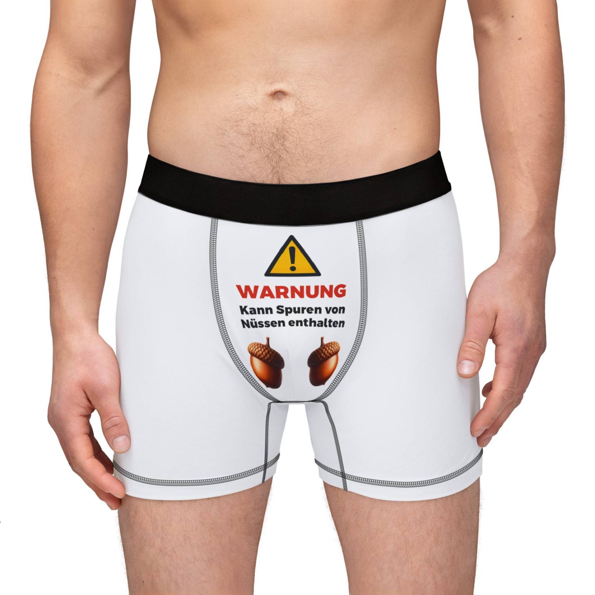 Kann Spuren Von Nüssen Enthalten | Unterhose Lustiger Spruch Men's Boxers Kann Spuren Von Nüssen Enthalten | Unterhose Lustiger Spruch Men's Boxers von JamaDesignShopping