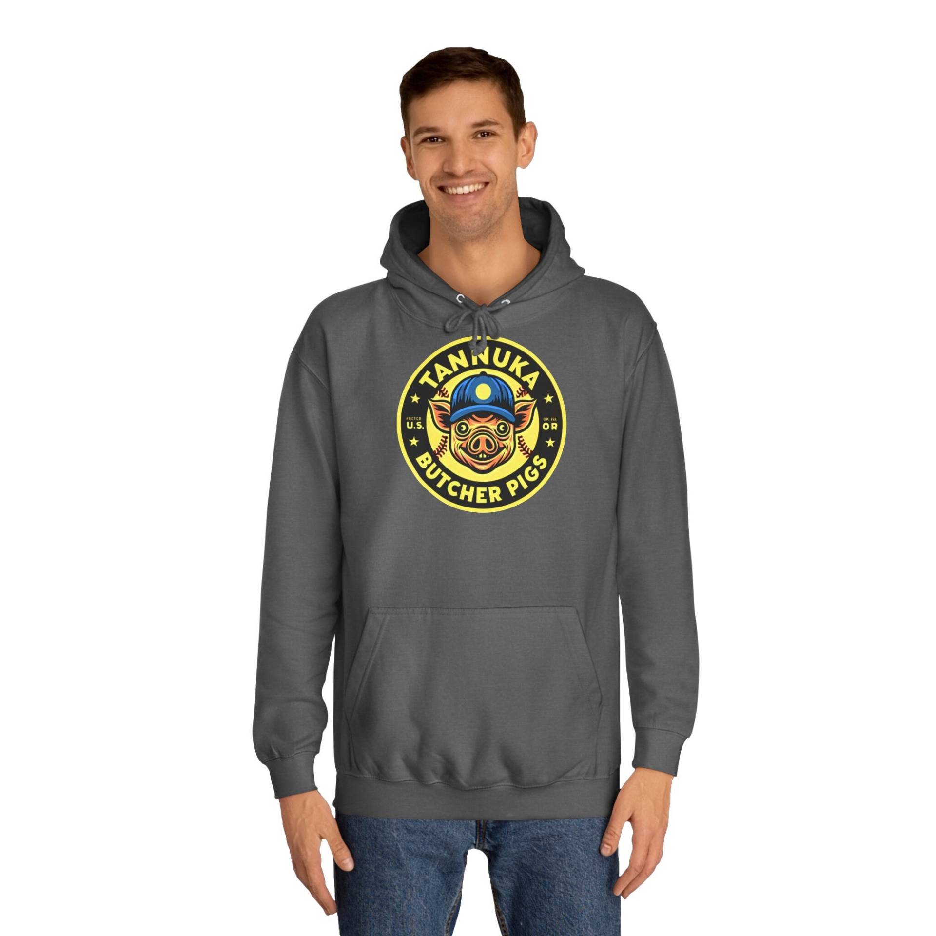 Tannuka Butcher Pigs - Baseball, Football, Hockey, Soccer, Fußball, Basketball College Team | Sport Logo Unisex Hoodie Tannuka Butcher Pigs - Baseball, Football, Hockey, Soccer, Fußball, Basketball College Team | Sport Logo Unisex Hoodie von JamaDesignShopping