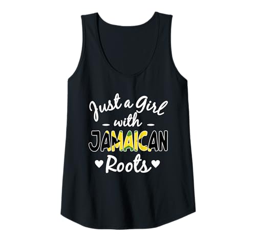 Damen Jamaikanisches Mädchen Spruch Jamaika Pride Yardie Rasta Reggae Lover Tank Top Damen Jamaikanisches Mädchen Spruch Jamaika Pride Yardie Rasta Reggae Lover Tank Top von Jamaica Flag Designs Proud Jamaican Roots