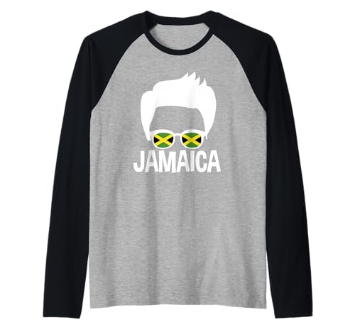 Herren Jamaica Jungensilhouette Jamaican Man Pride Raglan Herren Jamaica Jungensilhouette Jamaican Man Pride Raglan von Jamaica Flag Designs Proud Jamaican Roots