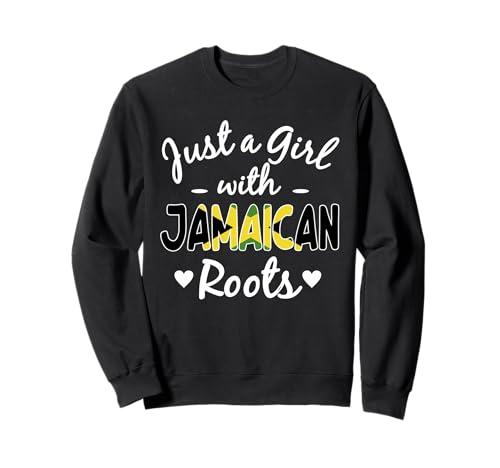 Jamaikanisches Mädchen Spruch Jamaika Pride Yardie Rasta Reggae Lover Sweatshirt Jamaikanisches Mädchen Spruch Jamaika Pride Yardie Rasta Reggae Lover Sweatshirt von Jamaica Flag Designs Proud Jamaican Roots