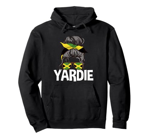 Yardie Jamaica Girl Unordentlicher Haarbrötchen Jamaican Woman Pride Pullover Hoodie Yardie Jamaica Girl Unordentlicher Haarbrötchen Jamaican Woman Pride Pullover Hoodie von Jamaica Flag Designs Proud Jamaican Roots