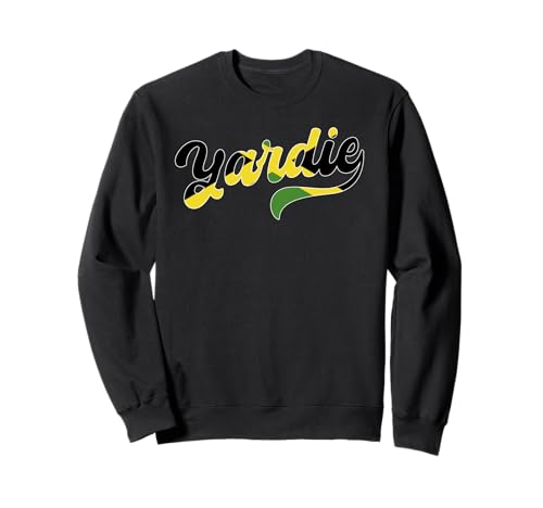 Yardie Jamaika Flagge Stolze Jamaikanische Männer Frauen Sweatshirt Yardie Jamaika Flagge Stolze Jamaikanische Männer Frauen Sweatshirt von Jamaica Flag Designs Proud Jamaican Roots