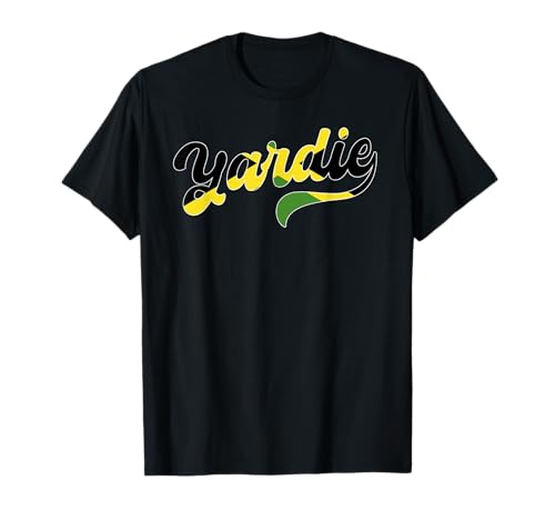 Yardie Jamaika Flagge Stolze Jamaikanische Männer Frauen T-Shirt Yardie Jamaika Flagge Stolze Jamaikanische Männer Frauen T-Shirt von Jamaica Flag Designs Proud Jamaican Roots