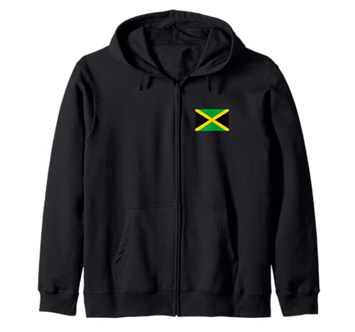 Jamaika-Flagge, Karibik, Herren, Damen, Kinder, Jungen, Mädchen Kapuzenjacke von Jamaica Flag Jamaican Apparel