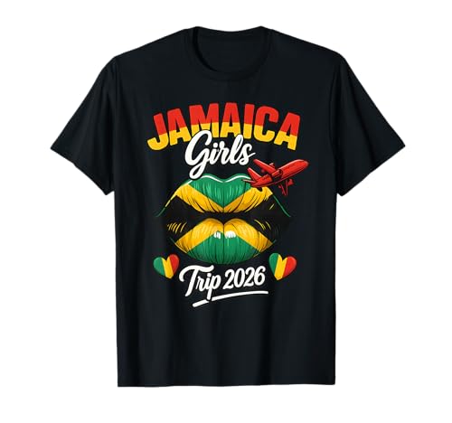 Jamaika Girls Trip 2026 Sommerurlaub Reisewochenende 2026 T-Shirt Jamaika Girls Trip 2026 Sommerurlaub Reisewochenende 2026 T-Shirt von Jamaica Girls Trip 2026 Women Vacation Weekend