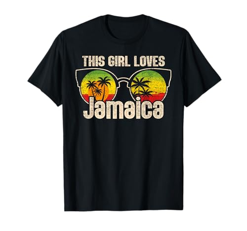 Dieses Mädchen liebt Jamaika Jamaican Girl Proud Jamaica Women T-Shirt Dieses Mädchen liebt Jamaika Jamaican Girl Proud Jamaica Women T-Shirt von Jamaica Is Calling and I Must Go Jamaica Vacation