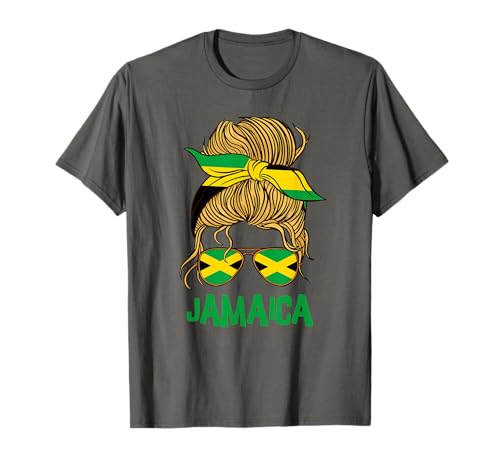 Jamaika für Mädchen Jamaikanische Flagge für Frauen Jamaika T-Shirt Jamaika für Mädchen Jamaikanische Flagge für Frauen Jamaika T-Shirt von Jamaica for Girls and Women