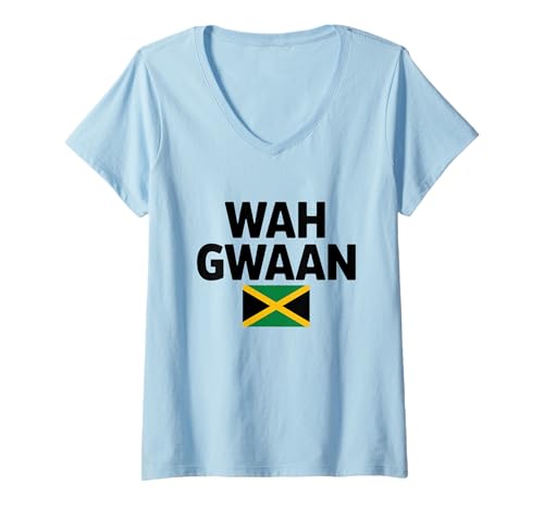 Damen Cooler Jamaica Pride T-Shirt mit V-Ausschnitt Damen Cooler Jamaica Pride T-Shirt mit V-Ausschnitt von Jamaican Pride Designs
