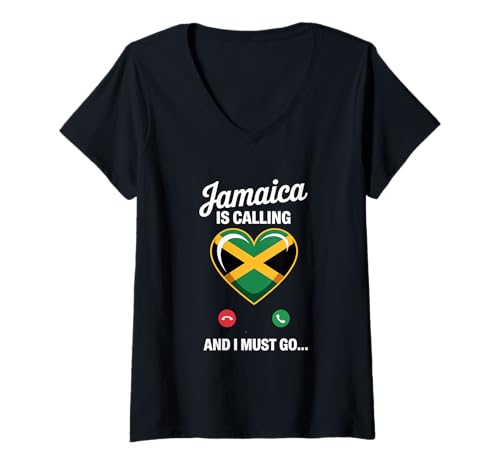 Damen Cooler Jamaica Pride T-Shirt mit V-Ausschnitt Damen Cooler Jamaica Pride T-Shirt mit V-Ausschnitt von Jamaican Pride Designs