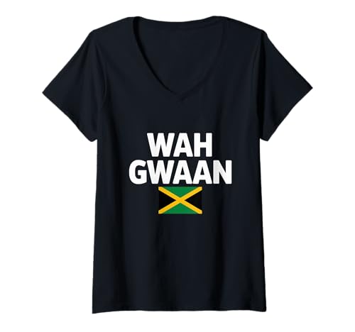 Damen Jamaica Pride T-Shirt mit V-Ausschnitt Damen Jamaica Pride T-Shirt mit V-Ausschnitt von Jamaican Pride Designs