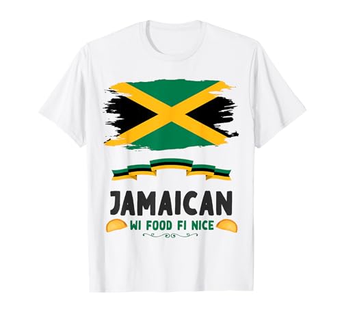 Jamaikanische Flagge Ideen für Frauen & Jamaika Food Jamaican Pattie T-Shirt Jamaikanische Flagge Ideen für Frauen & Jamaika Food Jamaican Pattie T-Shirt von Jamaican Roots Accessories Outfit Ideas For Kids