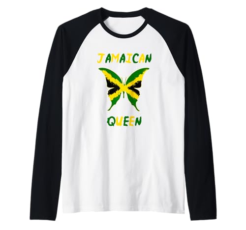 Jamaican Queen T-Shirt for Proud and Independent Women Raglan Jamaican Queen T-Shirt for Proud and Independent Women Raglan von Jamaican culture