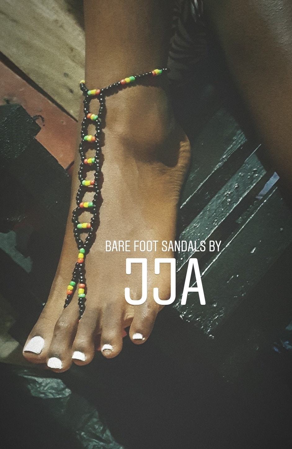 Barfußsandale, Sandalen, Rastasandalen von JamaicanJewelryArt