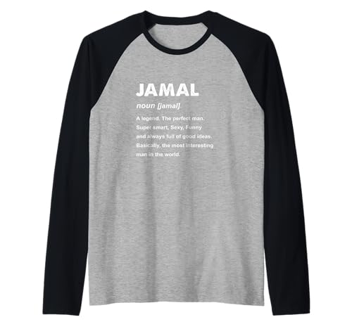 Herren Name Jamal Raglan Herren Name Jamal Raglan von Jamal Name Shirts & Gifts