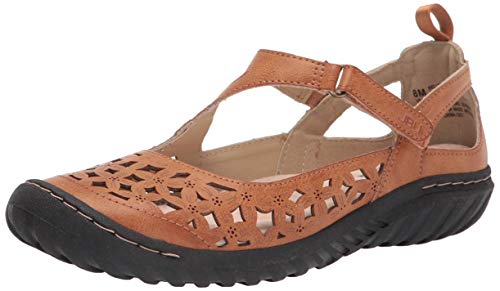 Jambu Damen Bellerose Mary Jane Schuh, hautfarben, 38 EU Jambu Damen Bellerose Mary Jane Schuh, hautfarben, 38 EU von Jambu