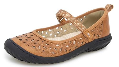 Jambu Damen Wildflower Mj Mary Jane Flat, Hellbraun, 39.5 EU Weit Jambu Damen Wildflower Mj Mary Jane Flat, Hellbraun, 39.5 EU Weit von Jambu