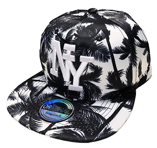 Snapback NY USA Sommer Summer Hawaii Cap Kappe Starter Basecap Mütze Trucker Cappy Kult Unisex Baseball (NY #2) von JameStyle26