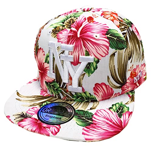 Snapback NY USA Sommer Summer Hawaii Cap Kappe Starter Basecap Mütze Trucker Cappy Kult Unisex Baseball (NY #4) von JameStyle26