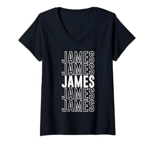 Damen James T-Shirt mit V-Ausschnitt Damen James T-Shirt mit V-Ausschnitt von James Apparel