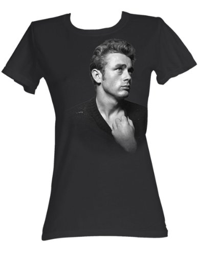 James Dean - Pretty Boy Damen T-Shirt In Coal, X-Large, Coal von James Dean